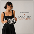 Patrón cartera zebra